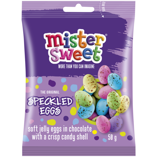 MISTER SWEETS SPECKLED EGGS 50G